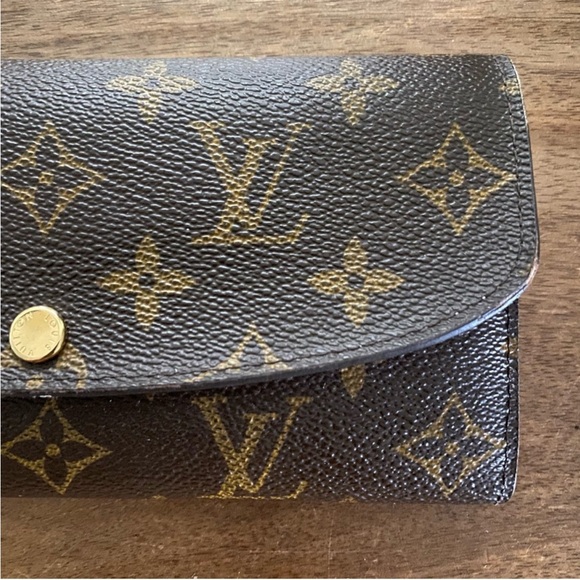 LOUIS VUITTON PINK SARAH WALLET Great condition!Brand new gold snap - Picture 3 of 10